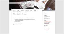 Desktop Screenshot of kanzlei-dr-pfau.de